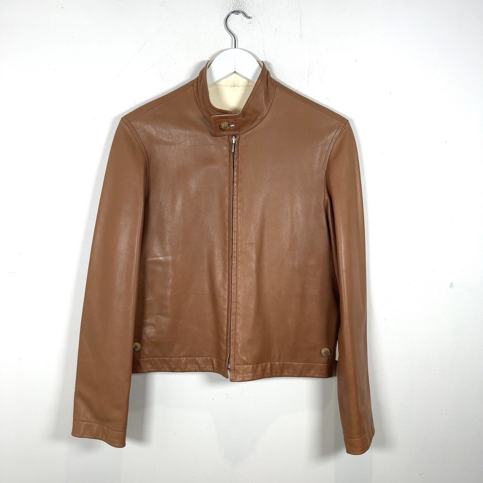 Hermes Hermes Reversible Lambskin Leather Jacket Size US S / EU 44-46 / 1 - 1 Thumbnail