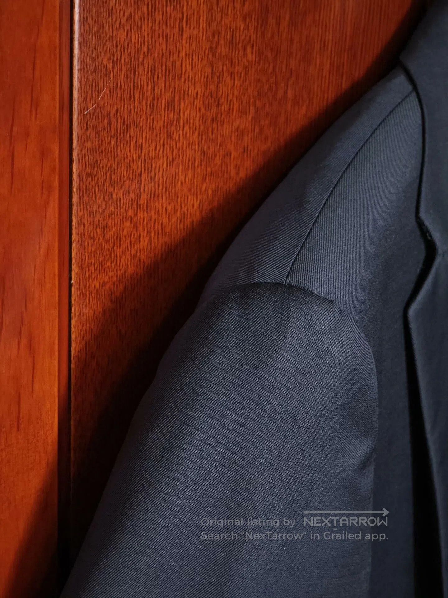 Japanese Brand Navy Wool Suit Jacket for Men. Size US M / EU 48-50 / 2 - 3 Thumbnail