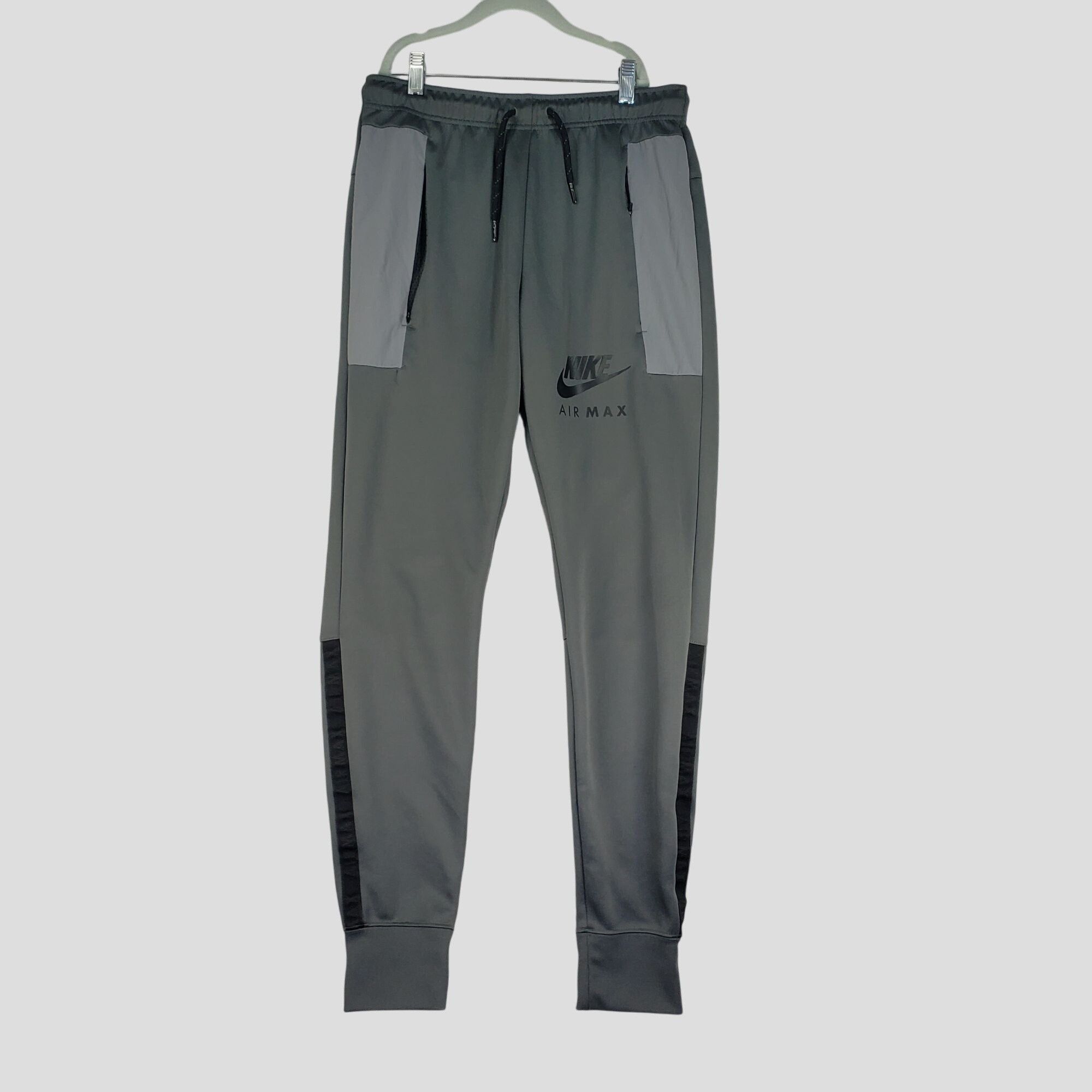 Nike Nike Air Max jogger pants gray tapered fit logo sweatpants S Size US 30 / EU 46 - 1 Thumbnail