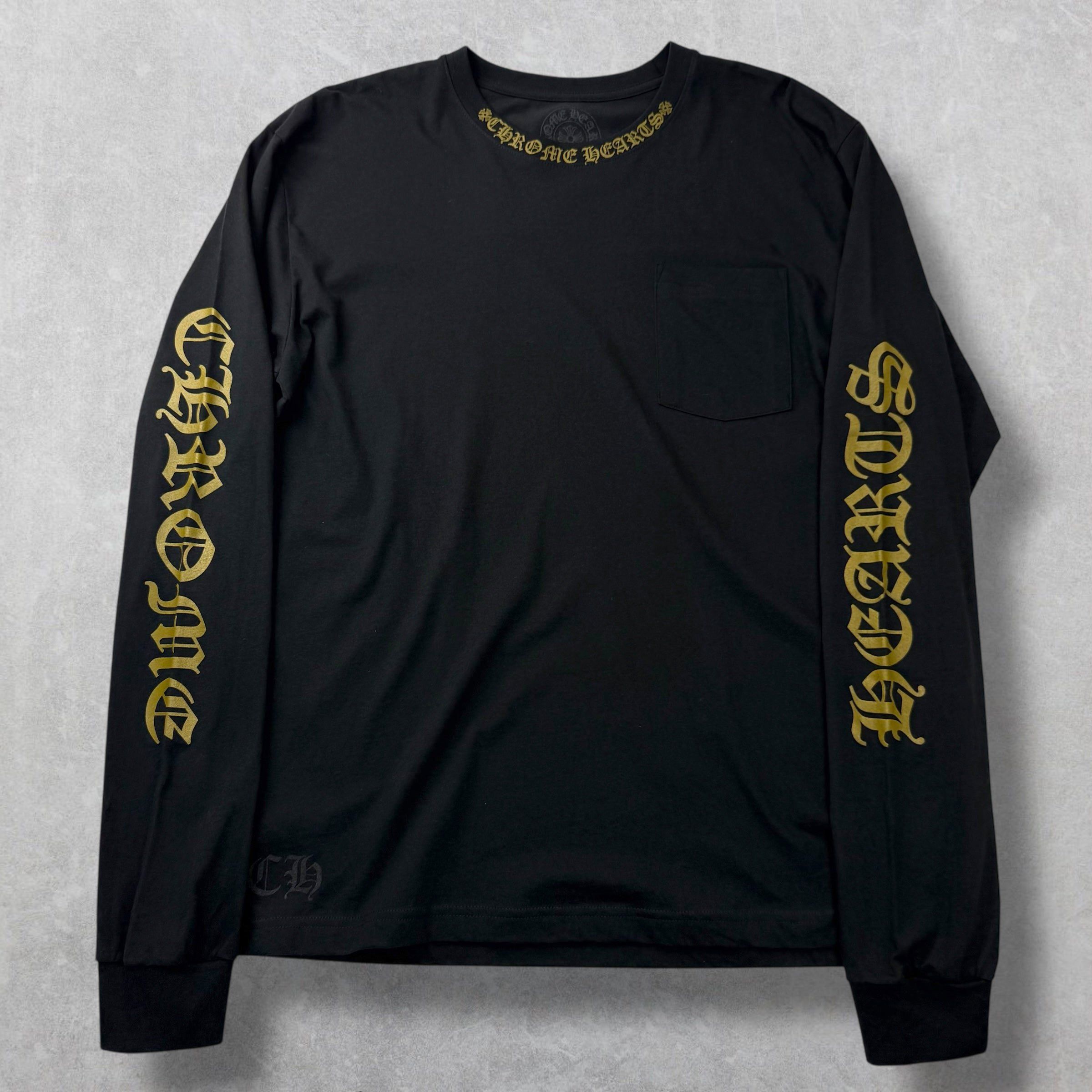 Chrome Hearts Chrome Hearts Olive Neck Logo L/S XL Size US XL / EU 56 / 4 - 1 Thumbnail