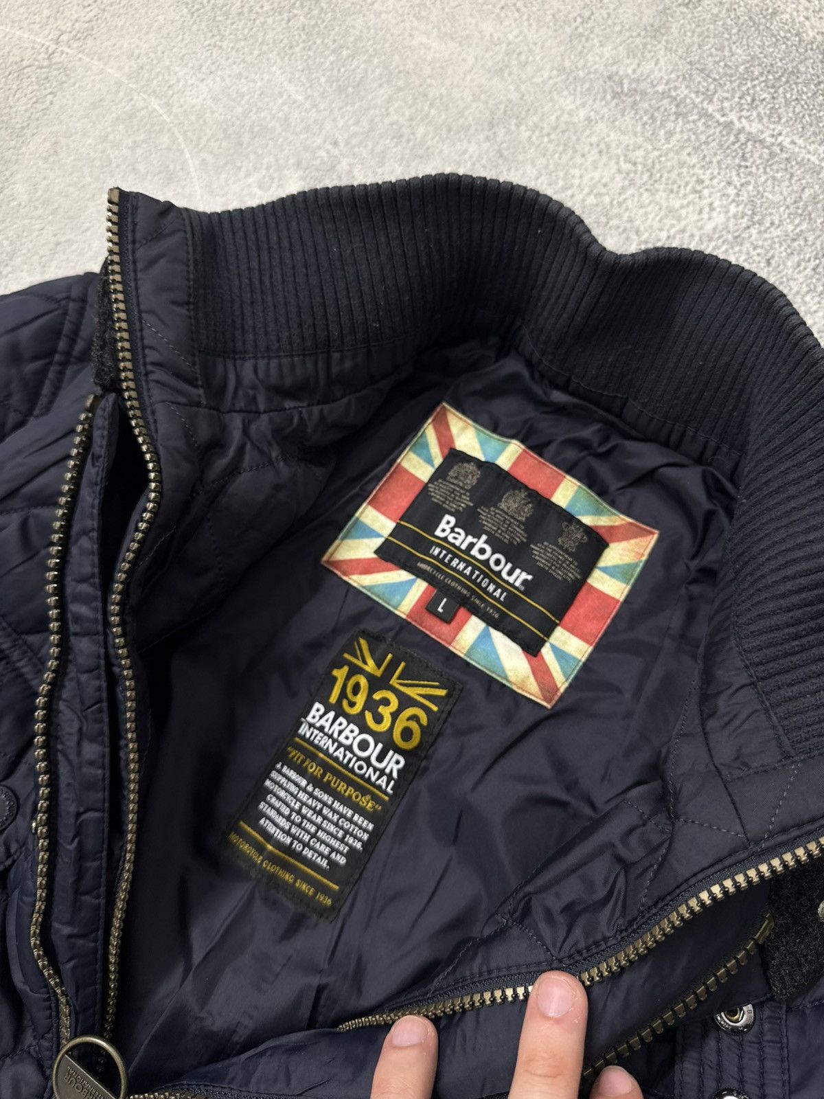 Barbour Vintage Barbour Windshield Polarquilt Quilted Jacket Size US L / EU 52-54 / 3 - 11 Thumbnail