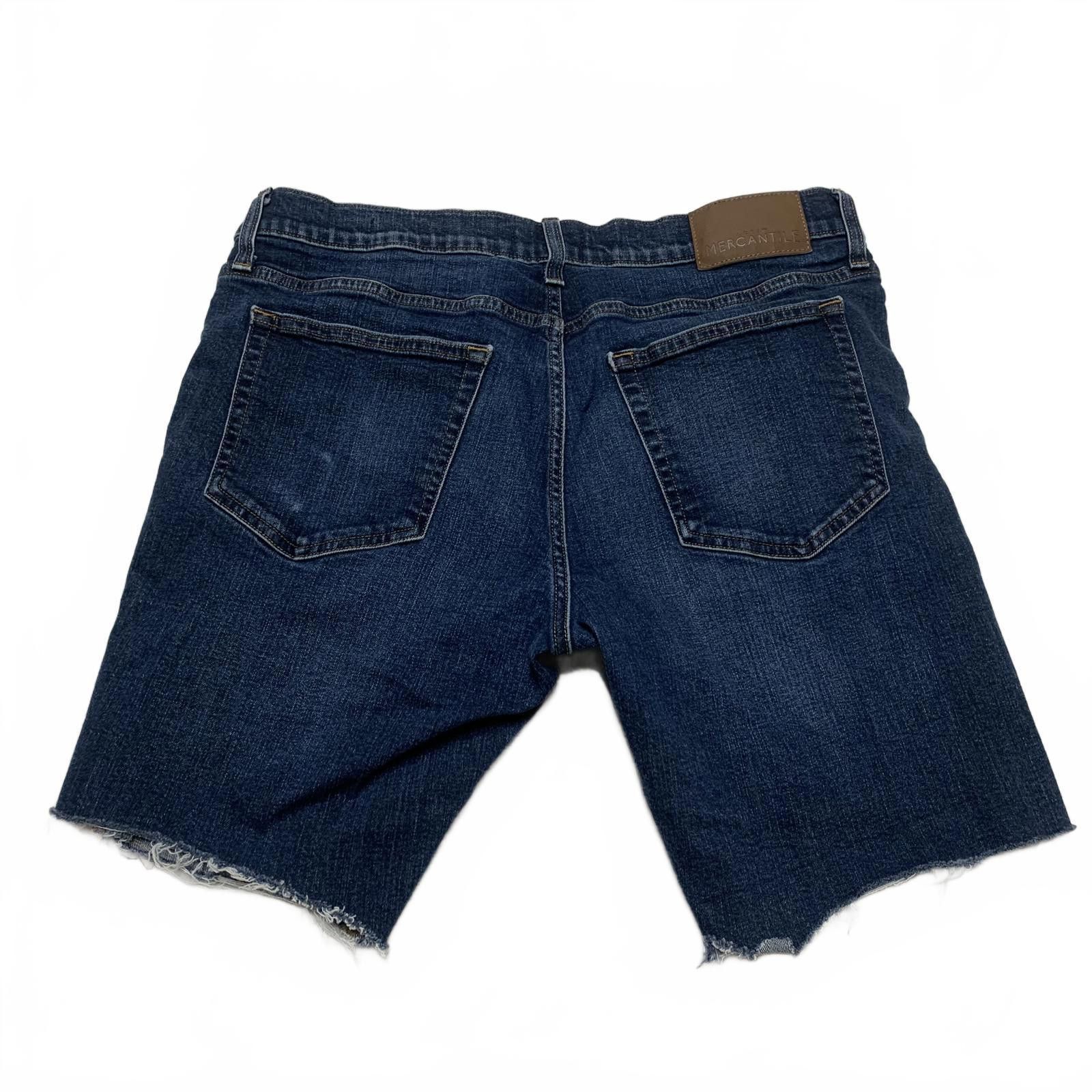J.Crew J.Crew Mercantile 34x32 Dark Blue Denim Cutoff Shorts Size US 34 / EU 50 - 8 Thumbnail