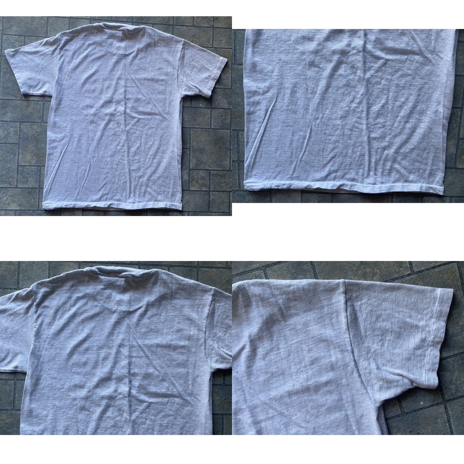 Hanes VINTAGE Hanes T-Shirt 90s Minnesota State Screaming Eagles M Gray USA Made Men Short Sleeve Shirt Size US M / EU 48-50 / 2 - 9 Thumbnail