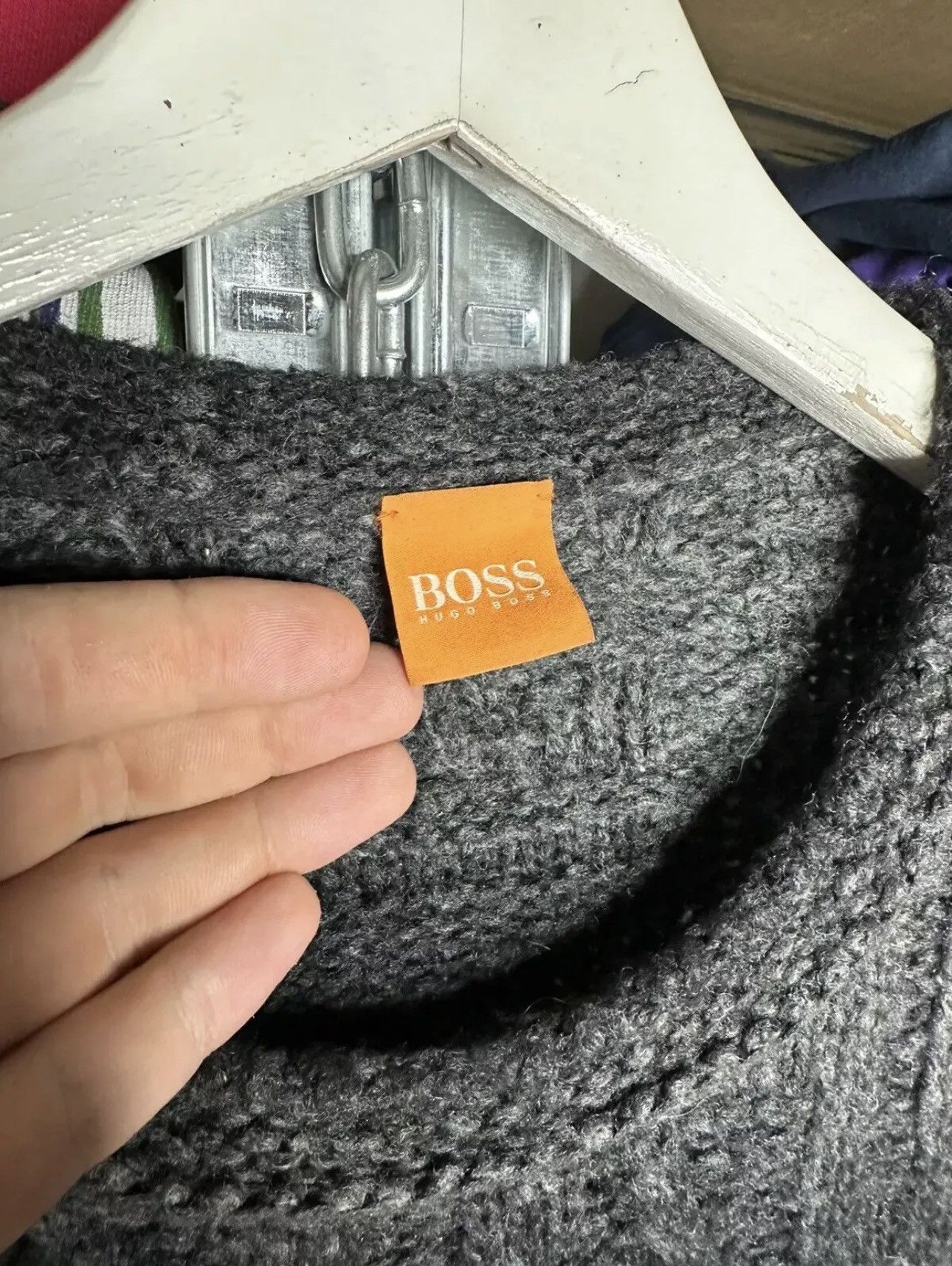 Hugo Boss Hugo Boss Virgin Wool Cable knitwear Knit Sweater Size US M / EU 48-50 / 2 - 3 Thumbnail