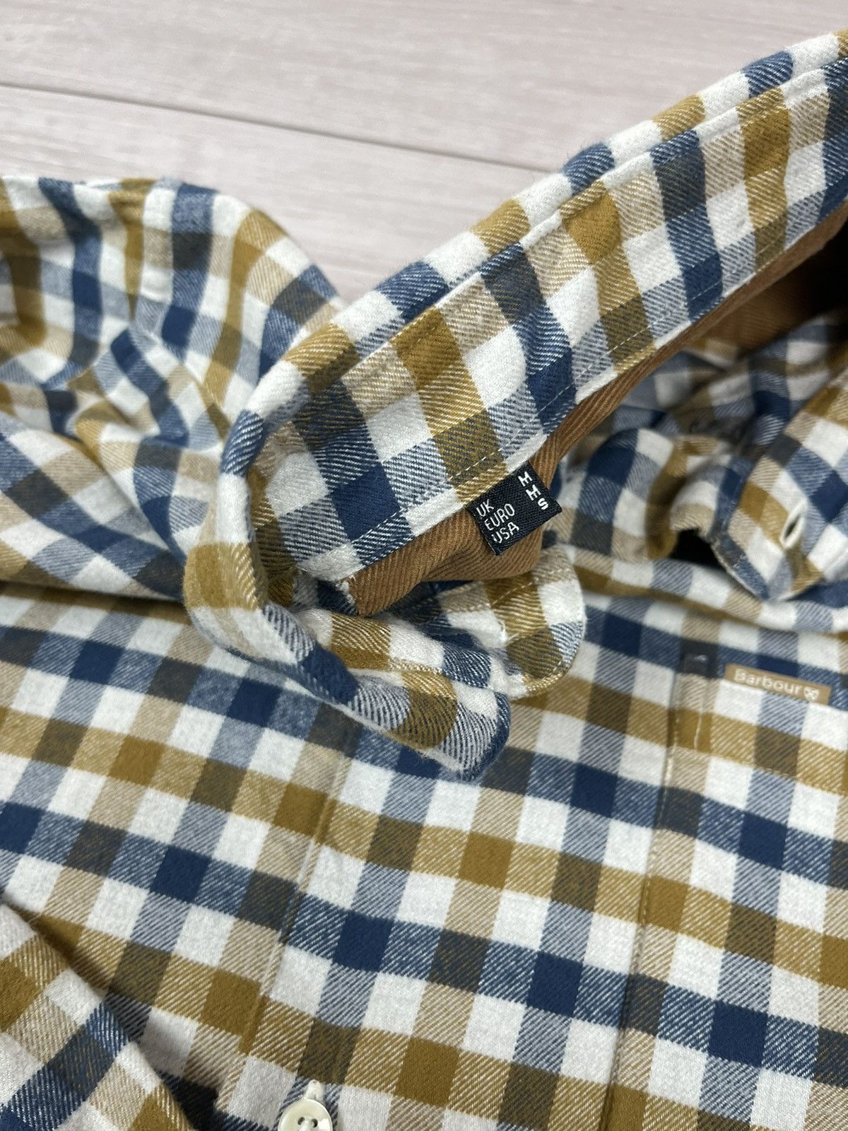 Barbour x4 Barbour Tailored Flannel Checkered Button Shirt M Size Size US M / EU 48-50 / 2 - 14 Thumbnail