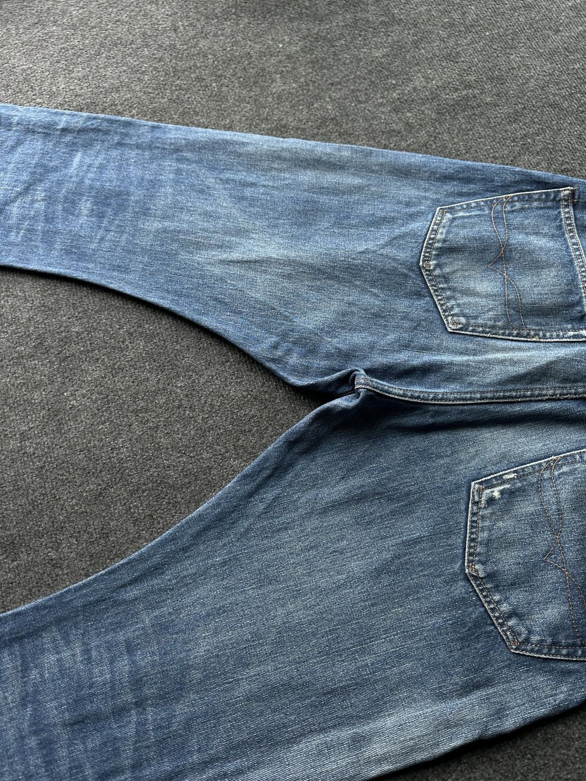 Polo Ralph Lauren RL 🚨 RARE RALPH LAUREN MEN DENIM JEANS FLAG LOGO Size US 33 - 13 Thumbnail
