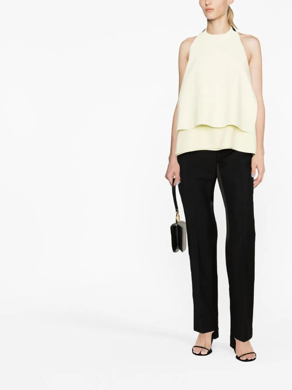 Jil Sander o1y1025 Blouse in Pastel Yellow Size S / US 4 / IT 40 - 4 Thumbnail