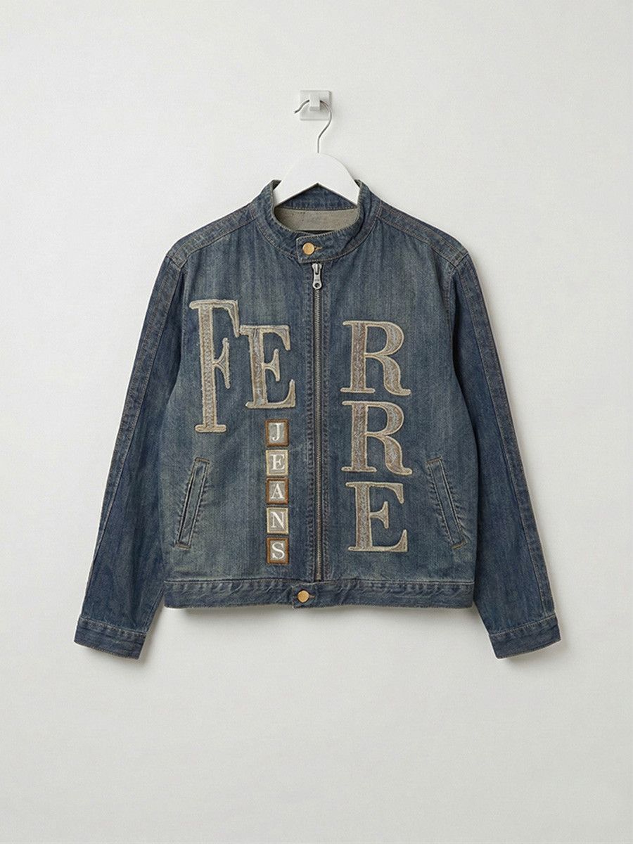 Gianfranco Ferre Men's Gianfranco Ferré Jeans luxury vintage denim jacket Size US M / EU 48-50 / 2 - 1 Thumbnail