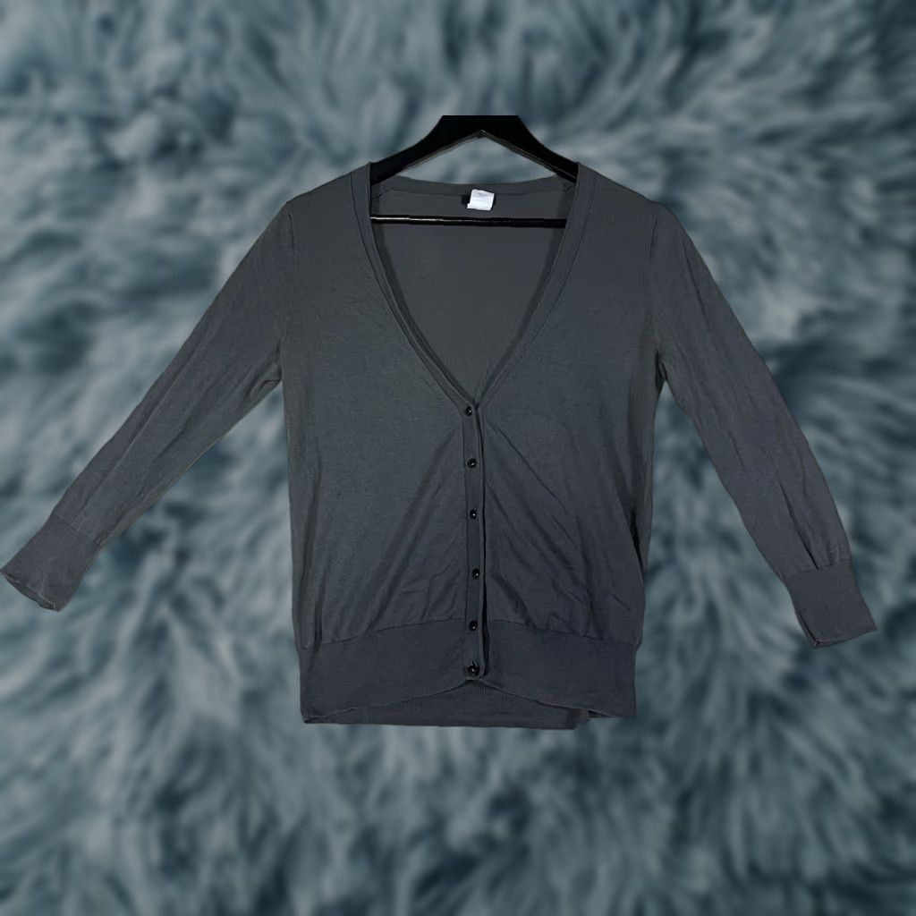 J.Crew J. Crew Shirt Women Long Sleeve Button-Up Small Gray Lightweight Cotton Size S / US 4 / IT 40 - 1 Thumbnail