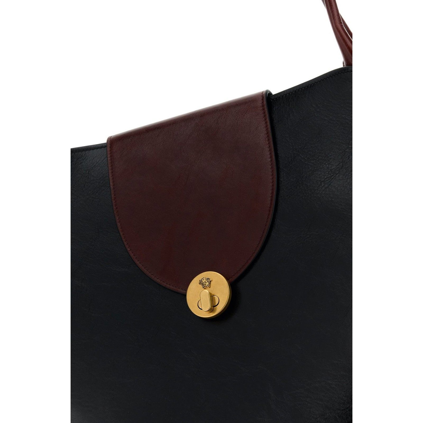 Versace VERSACE Black Shopper Tote Bag New Size ONE SIZE - 4 Thumbnail
