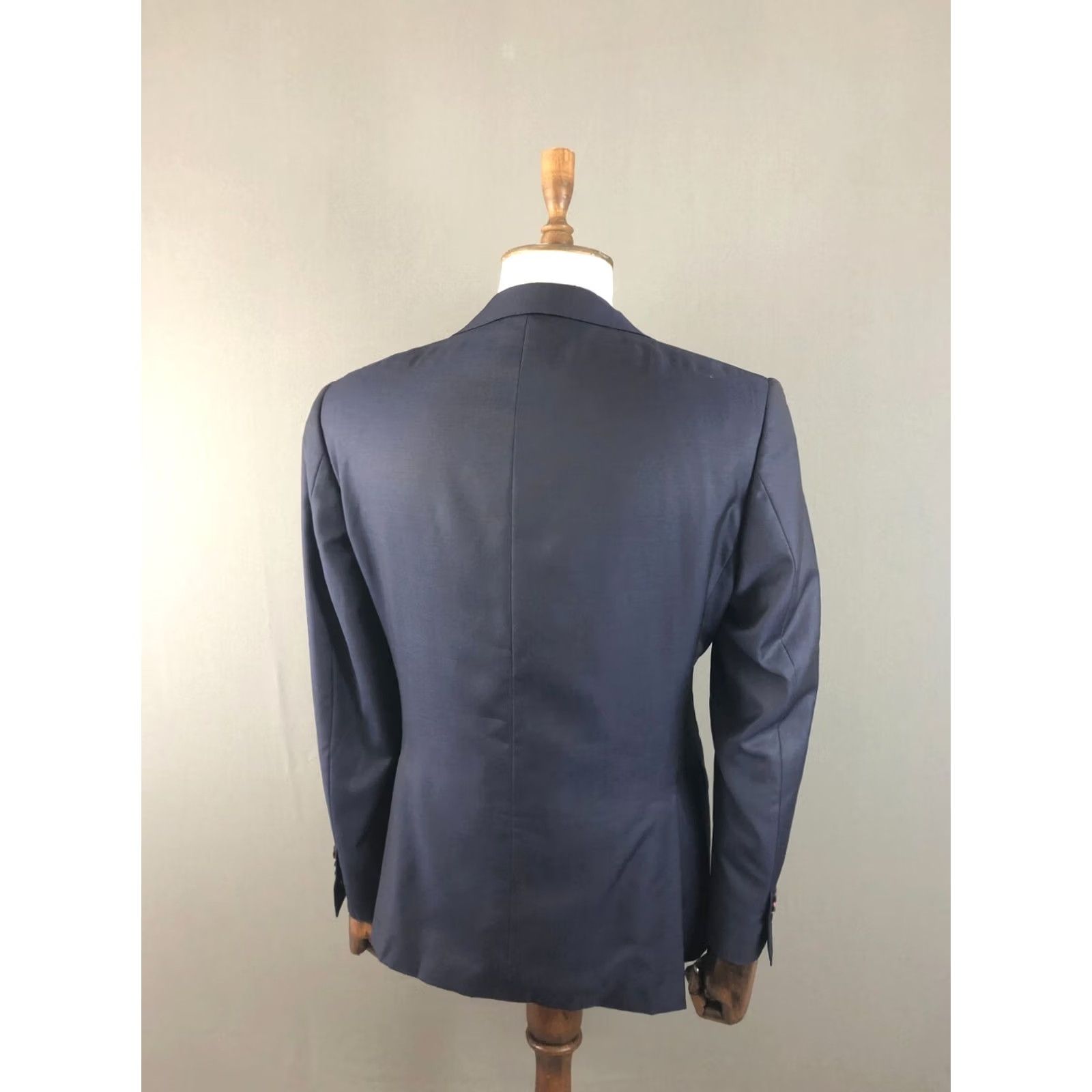 Suitsupply Suitsupply Blazer Wool Single-Breasted Dark Blue Men Size 44L - 3 Thumbnail