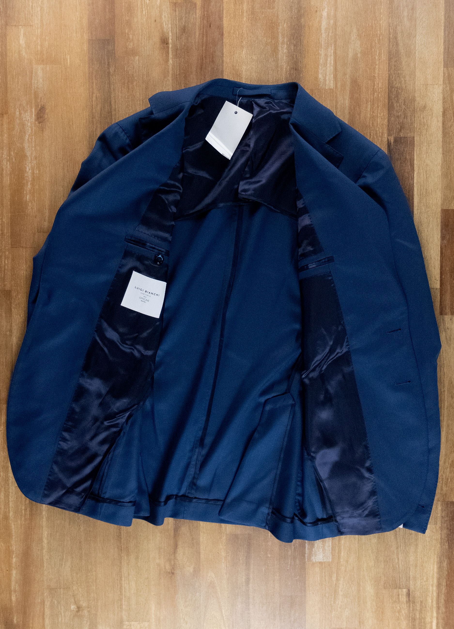 Luigi Bianchi LUIGI BIANCHI SARTORIA blue wool blazer Size 38 / Medium Size 38R - 7 Thumbnail