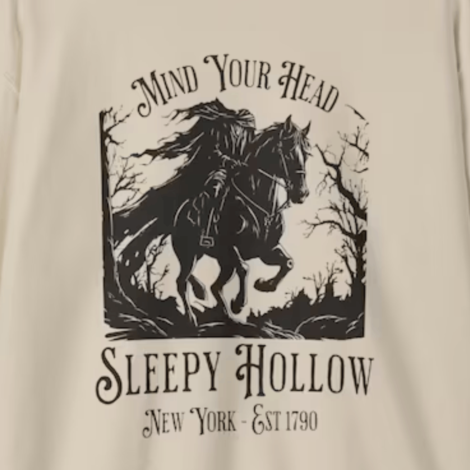 Vintage Sleepy Hollow Sweatshirt, Dark Academia, Vintage Shirt Size US L / EU 52-54 / 3 - 2 Thumbnail