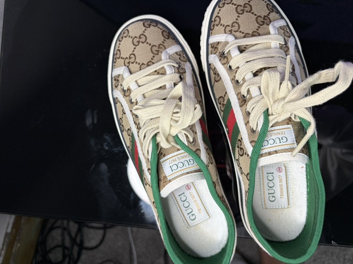 Gucci Gucci 1977 Canvas Tennis Sneakers Size US 8.5 / IT 38.5 - 7 Thumbnail