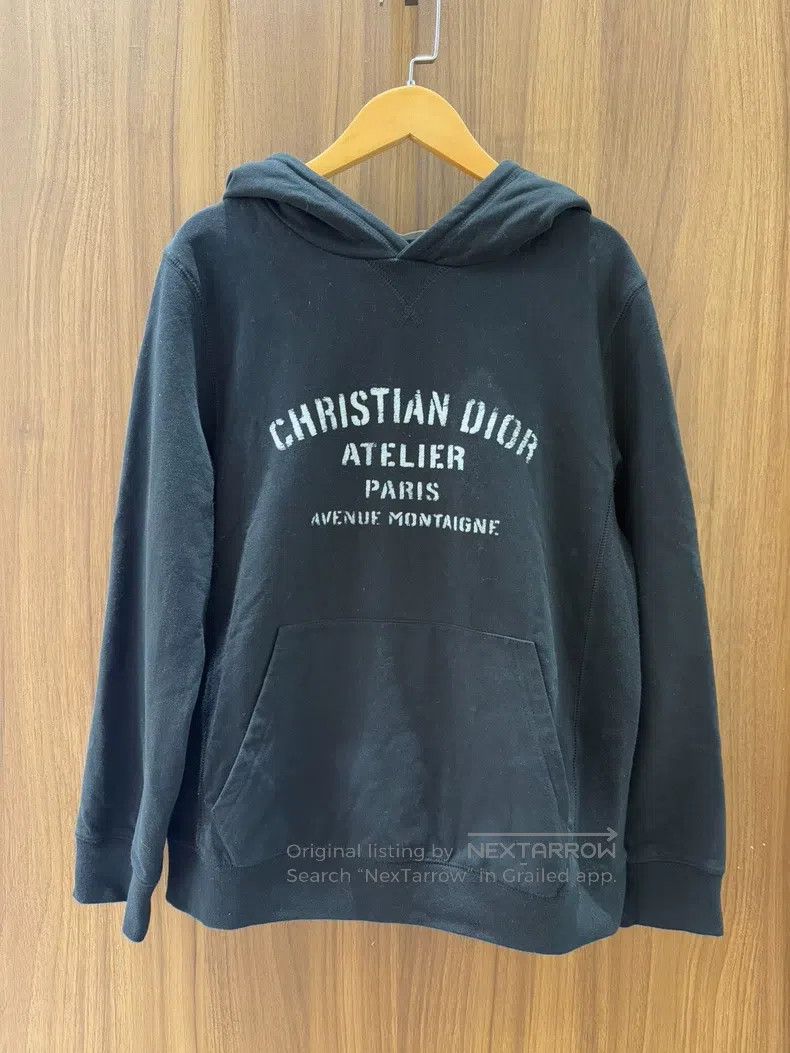Dior Dior Size13A Paris letter printed hooded sweatshirt Size US S / EU 44-46 / 1 - 1 Thumbnail