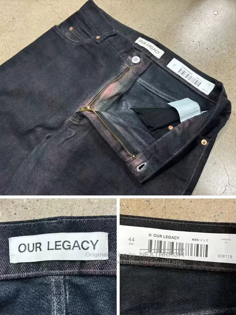 Our Legacy Our Legacy Black Checkered Denim Jeans Size US 28 / EU 44 - 5 Thumbnail