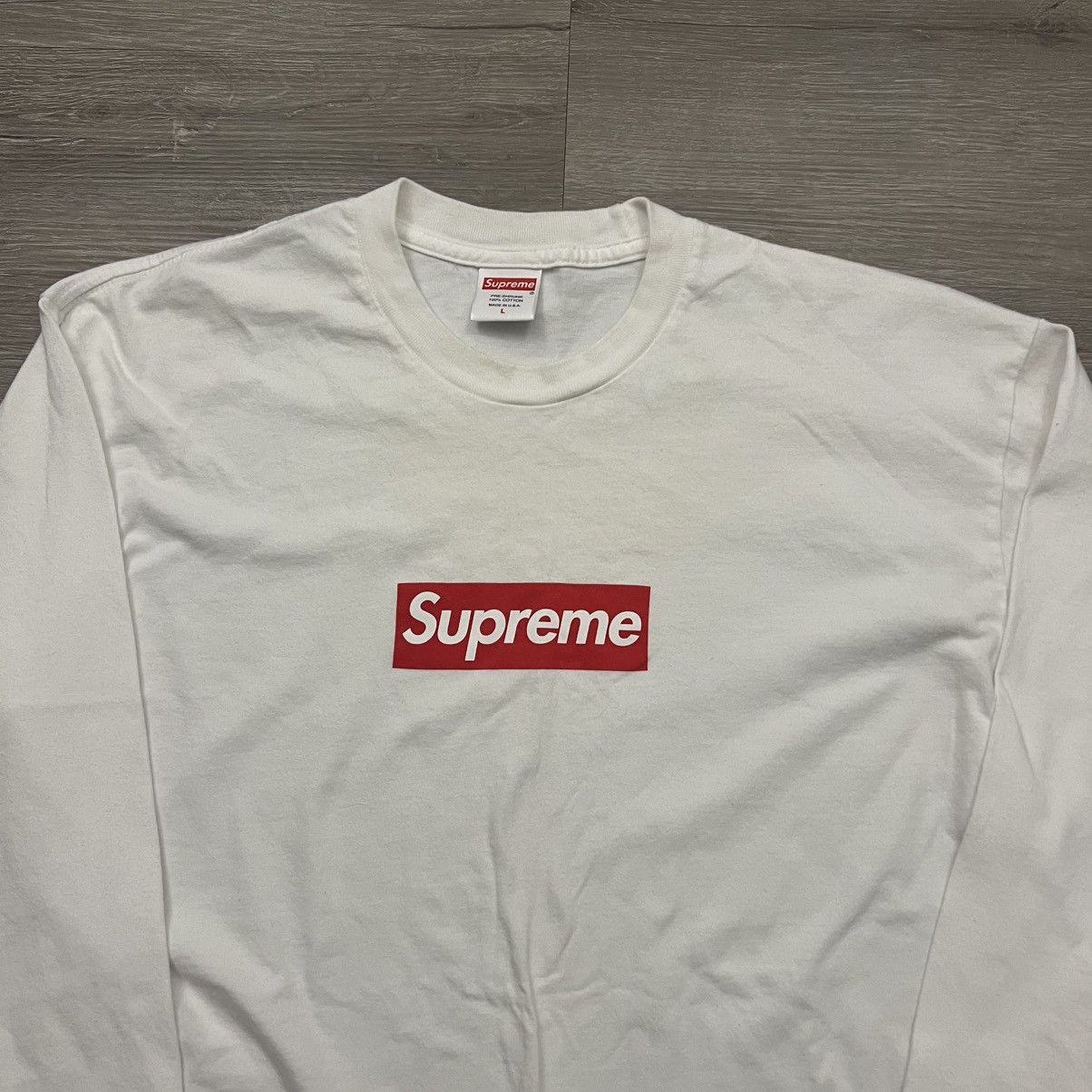 Supreme Supreme Box Logo Longsleeve Tee Size US L / EU 52-54 / 3 - 3 Thumbnail