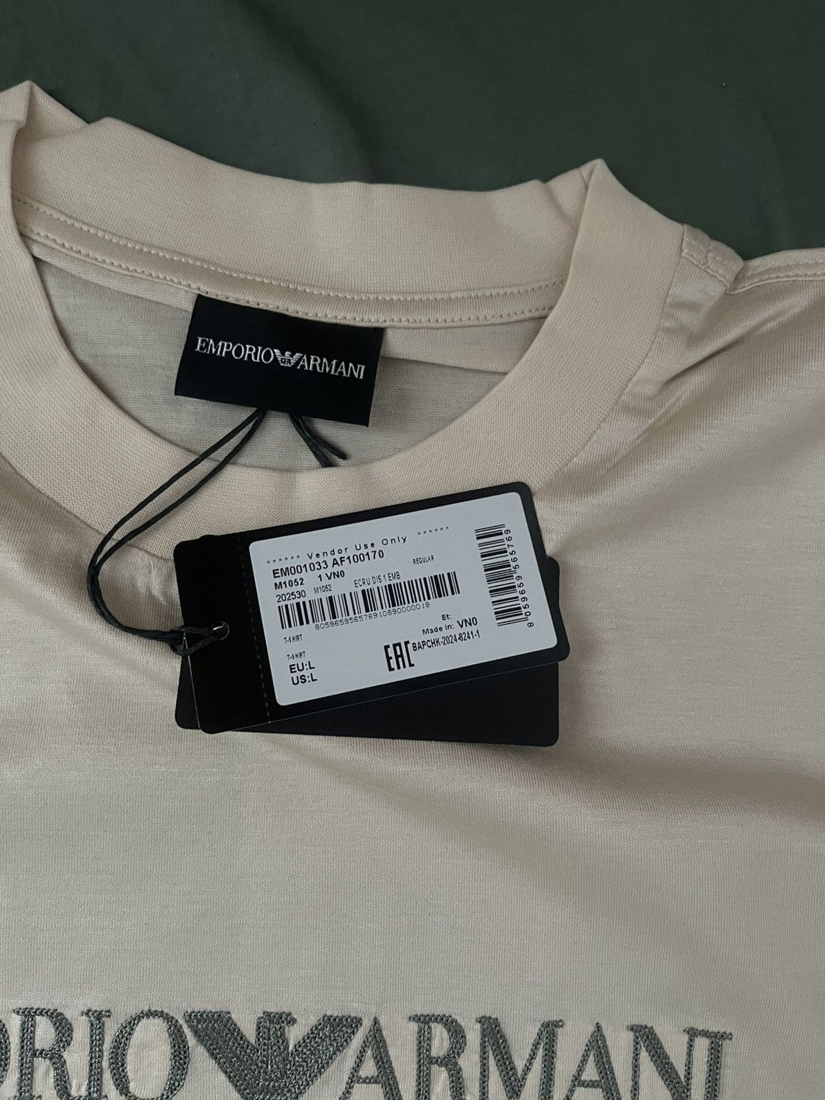 Emporio Armani t-shirt Emporio Armani Size US L / EU 52-54 / 3 - 3 Thumbnail