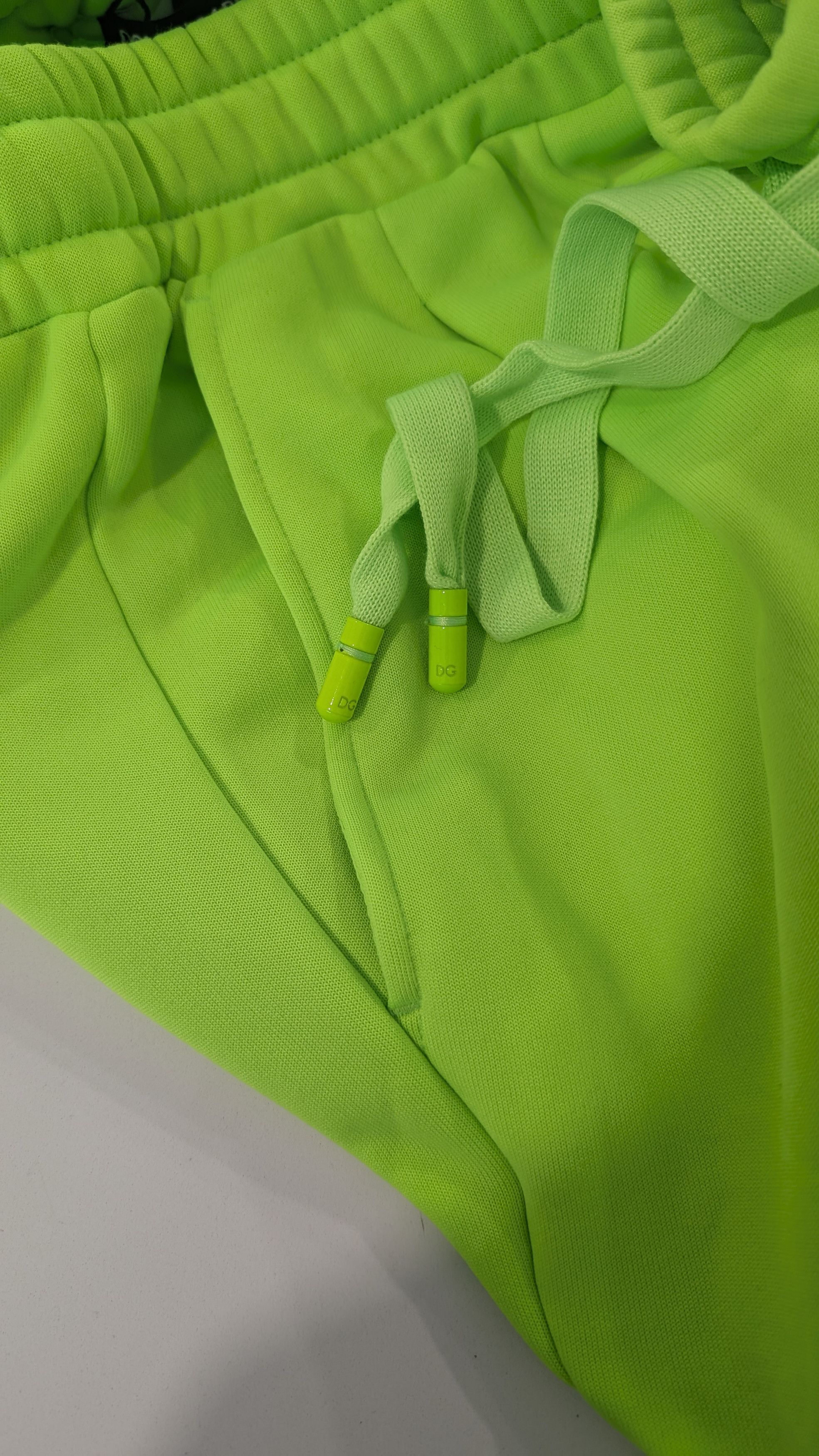 Dolce & Gabbana DOLCE & GABBANA Neon Green Cargo Jogger Pants Size US 40 / EU 56 - 6 Thumbnail