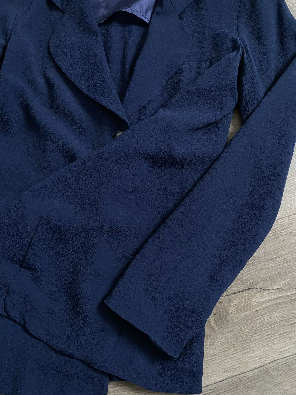 Jil Sander 🫧JIL SANDER SILK BLAZER Vintage Raf Simons Era Size XS / US 0-2 / IT 36-38 - 7 Thumbnail