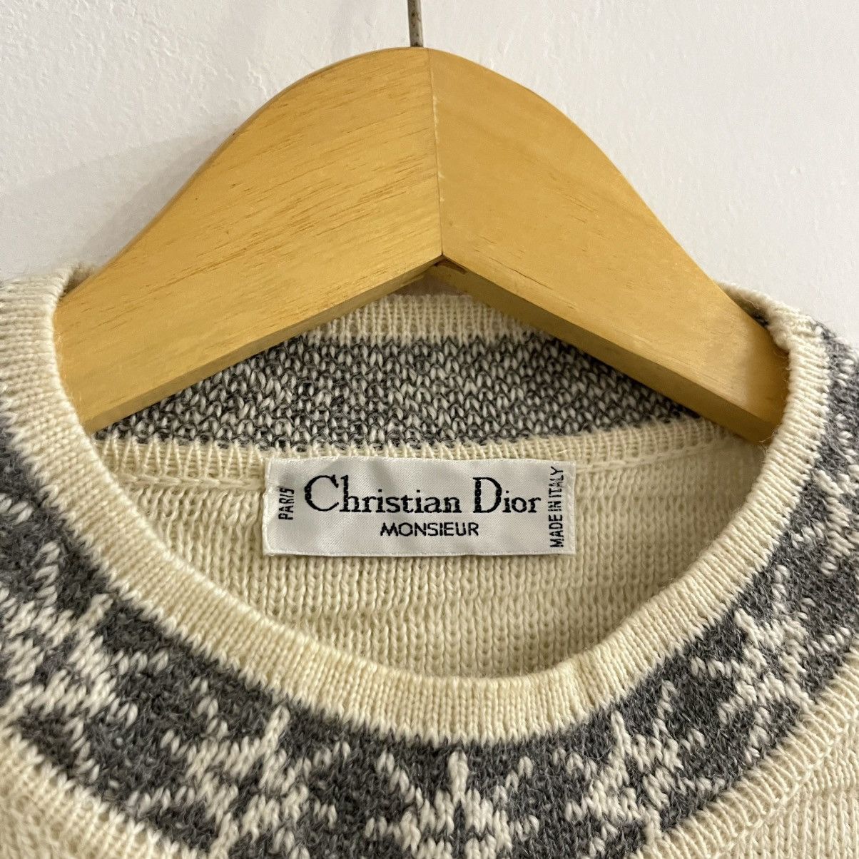 Christian Dior Monsieur Christian Dior Heritage Snowflake Knitted Size US L / EU 52-54 / 3 - 5 Thumbnail