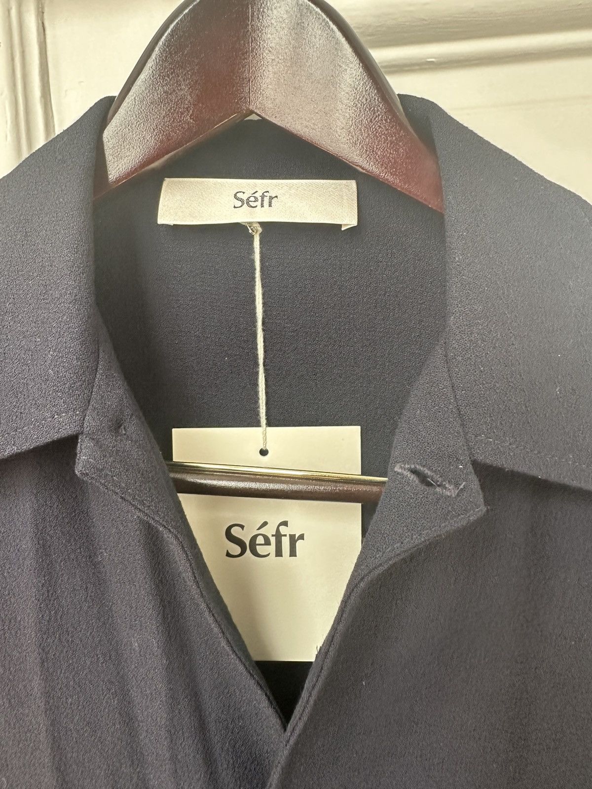 Sefr Séfr Rampoua shirt navy blue Size US XS / EU 42 / 0 - 3 Thumbnail