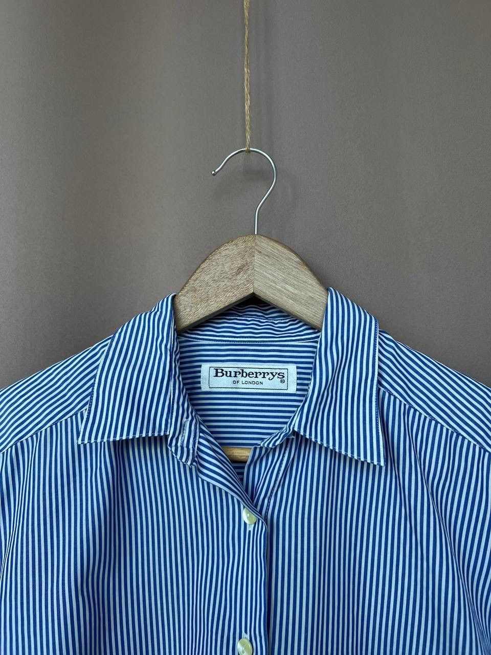 Burberry Burberrys Vintage Striped Button Shirt Mens Size 44 or M Size US M / EU 48-50 / 2 - 9 Thumbnail