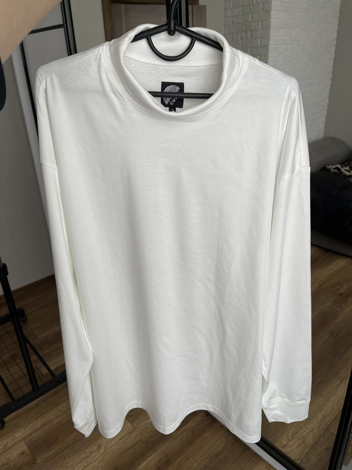 Arpenteur Arpenteur CHCM Interlock White Cotton Long Sleeve Sweatshirt Size US L / EU 52-54 / 3 - 5 Thumbnail