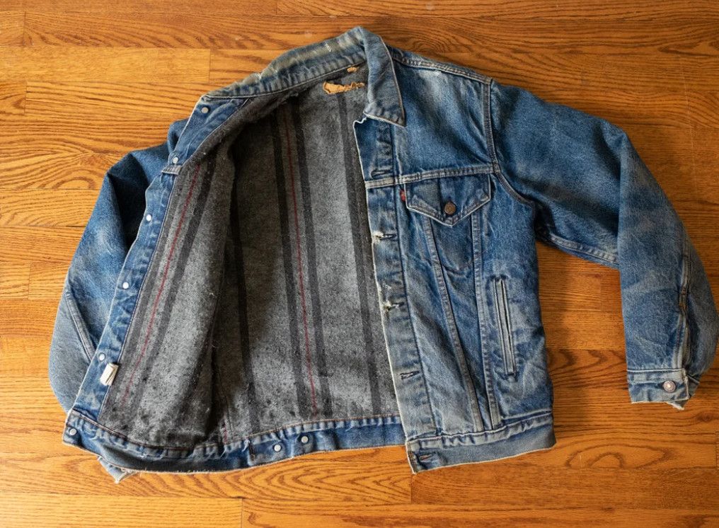 Levi's Men's Vintage 1980's Levi Blanket Lined Jacket Size US M / EU 48-50 / 2 - 6 Thumbnail