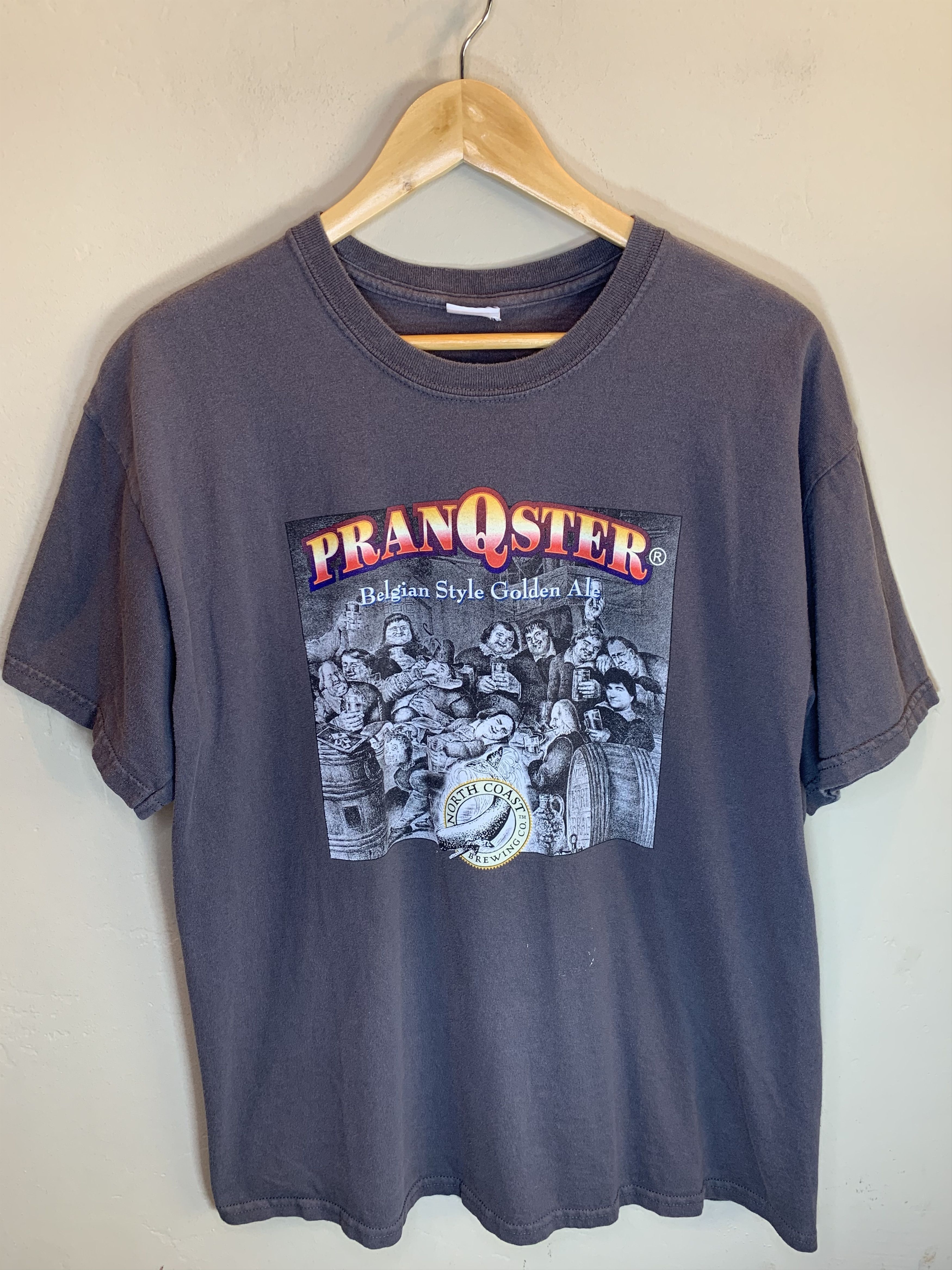 Vintage RARE Vintage PranQster Belgian Ale North Coast Brewery Shirt Size US L / EU 52-54 / 3 - 1 Thumbnail