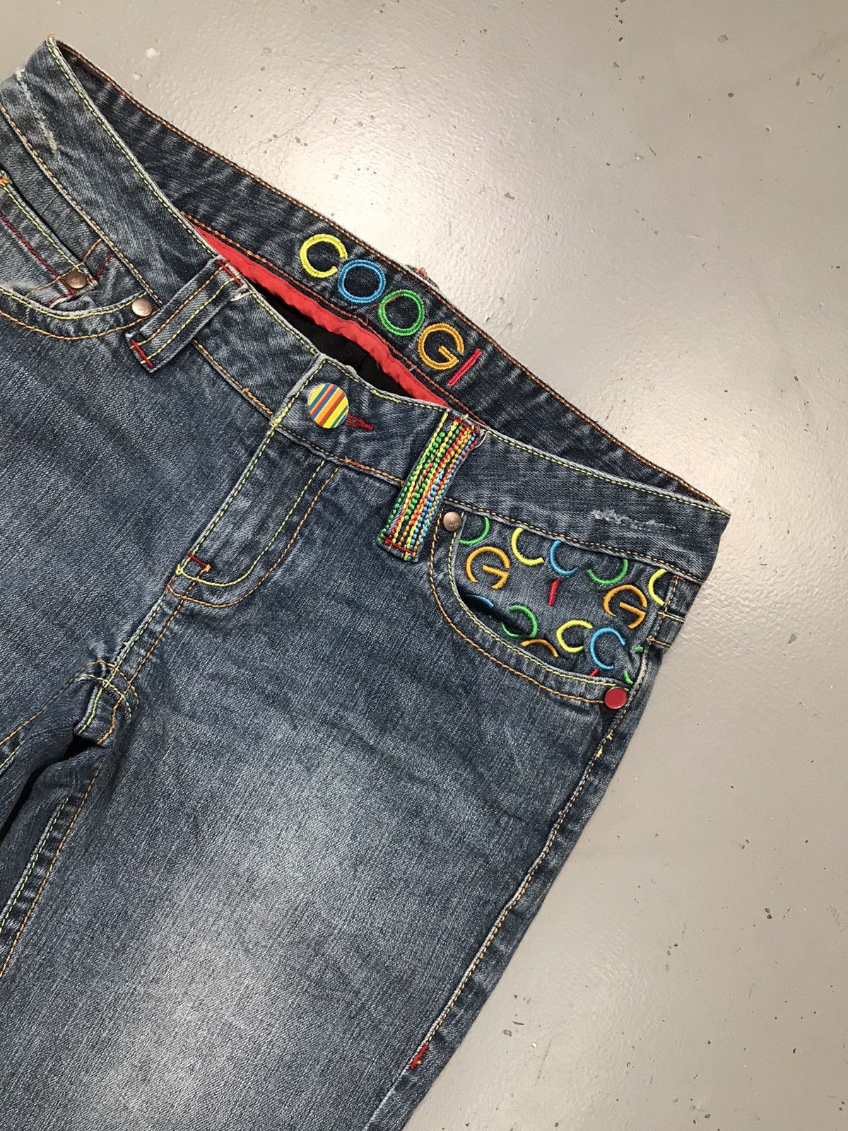 Coogi Vintage Coogi SpellOut embroidered denim jort Size 32" / US 10 / IT 46 - 4 Thumbnail