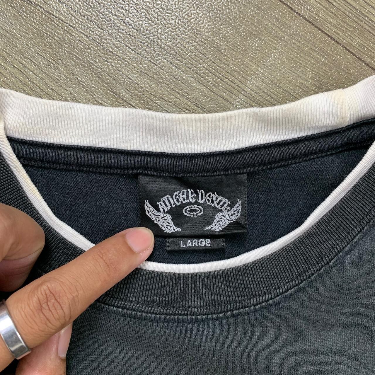 If Six Was Nine × Japanese Brand × Le Grande Bleu (L.G.B.) Y2K Angel Devil Dragon Double Layerd Tee Size US L / EU 52-54 / 3 - 7 Thumbnail