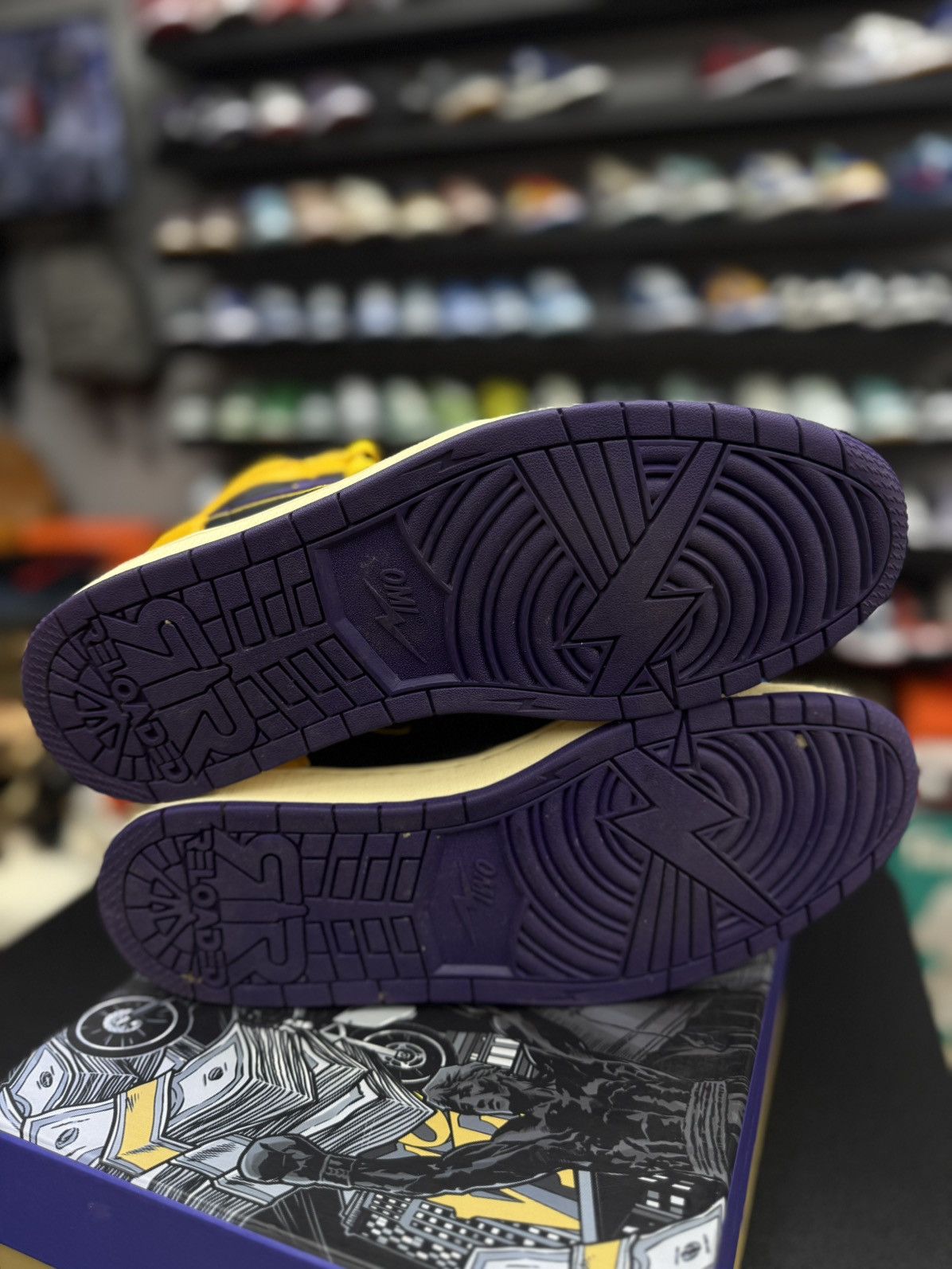 Designer OMI In Hellcat Sneakers Kobe Lakers Colors Size 13US Size US 13 / EU 46 - 16 Thumbnail