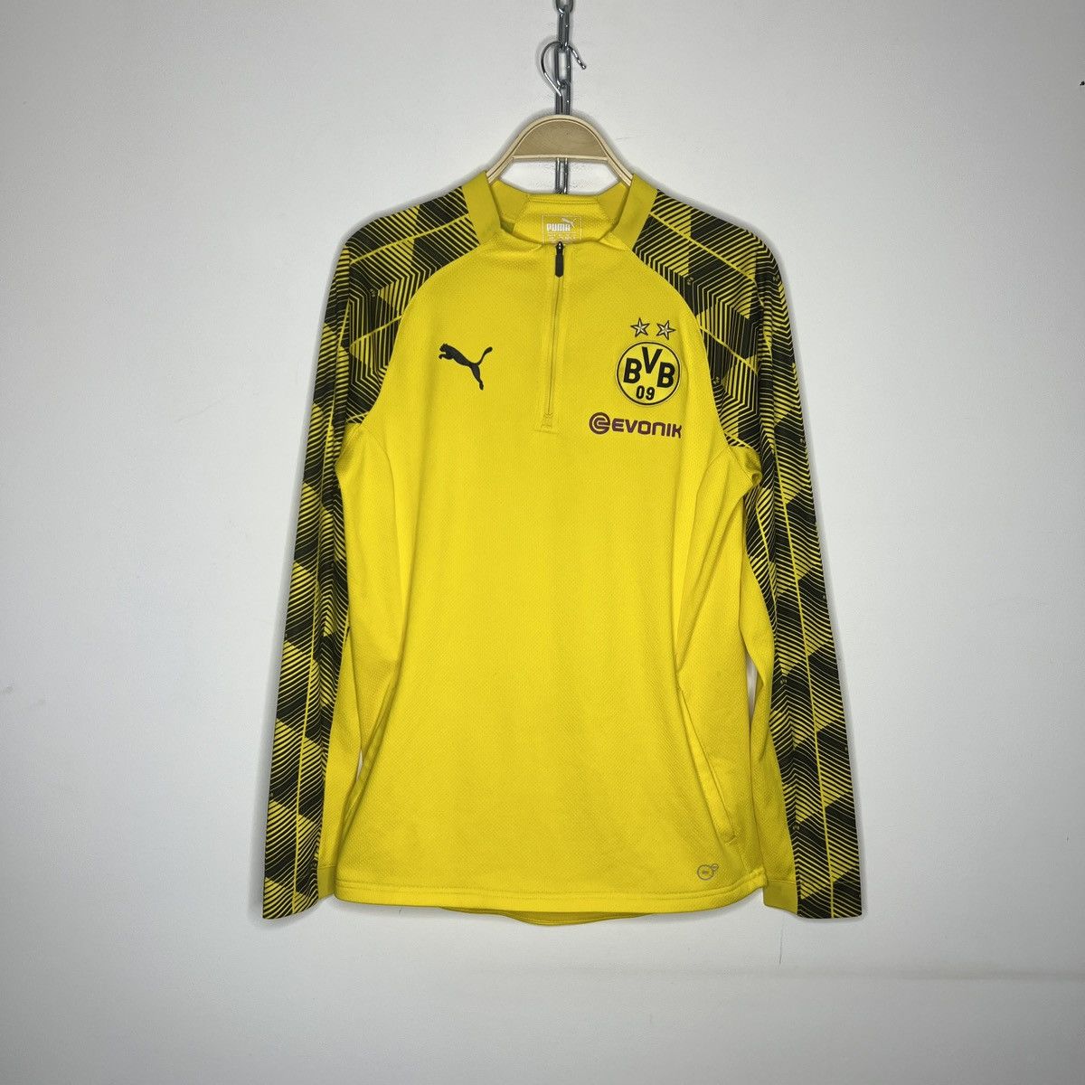 Puma × Vintage Puma Borussia Dortmund Yellow Training Top Track Jersey Size US M / EU 48-50 / 2 - 1 Thumbnail