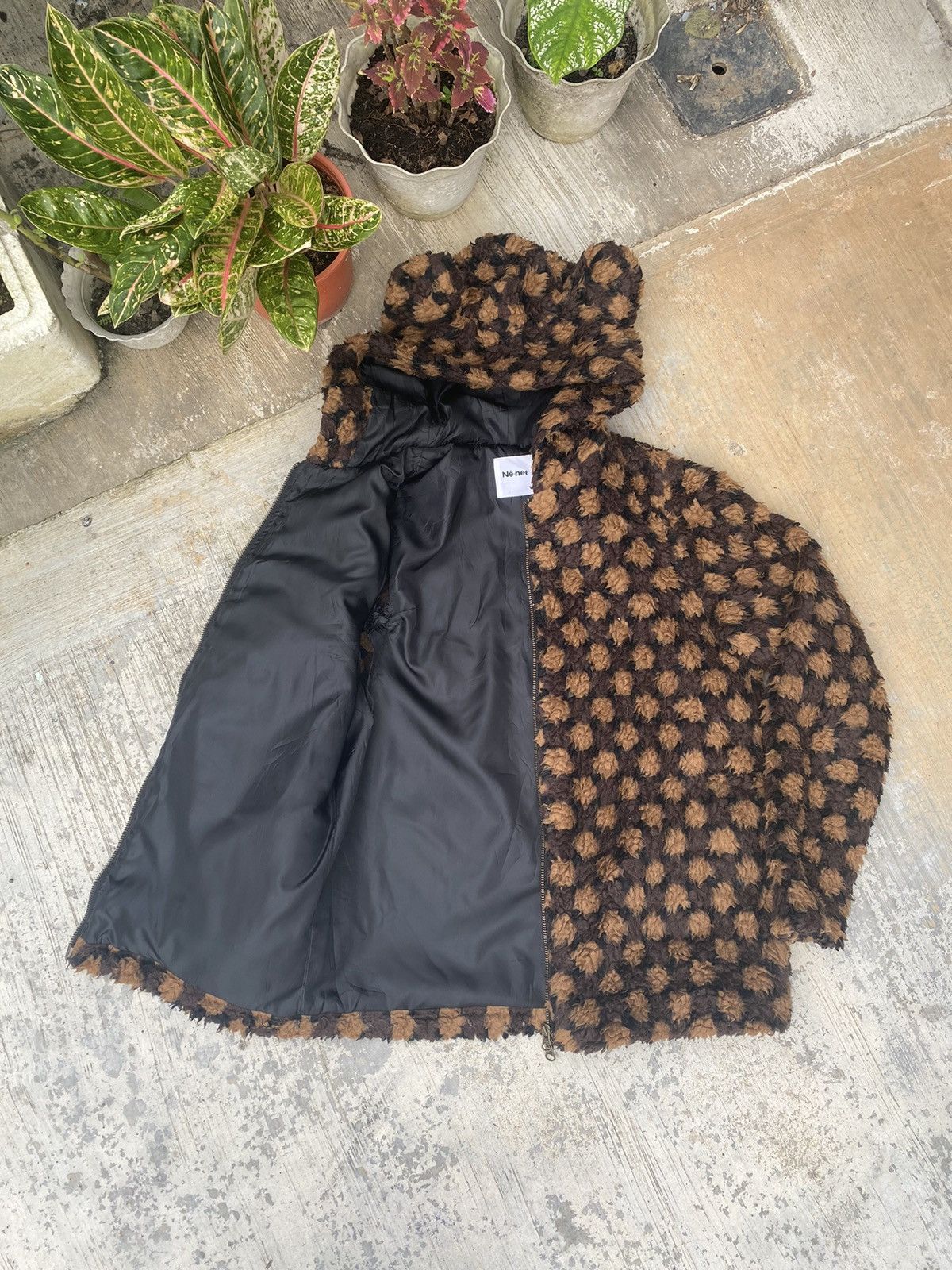 Ne-Net Ne-net Bear Deep Pile Sherpa Hoodies Jacket Size M / US 6-8 / IT 42-44 - 6 Thumbnail