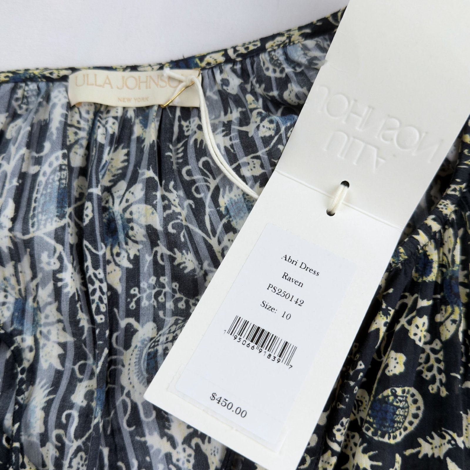 Ulla Johnson Ulla Johnson Abri Ruffle Tiered L/S Dress Batik Raven Sz 10 Size L / US 10 / IT 46 - 5 Thumbnail