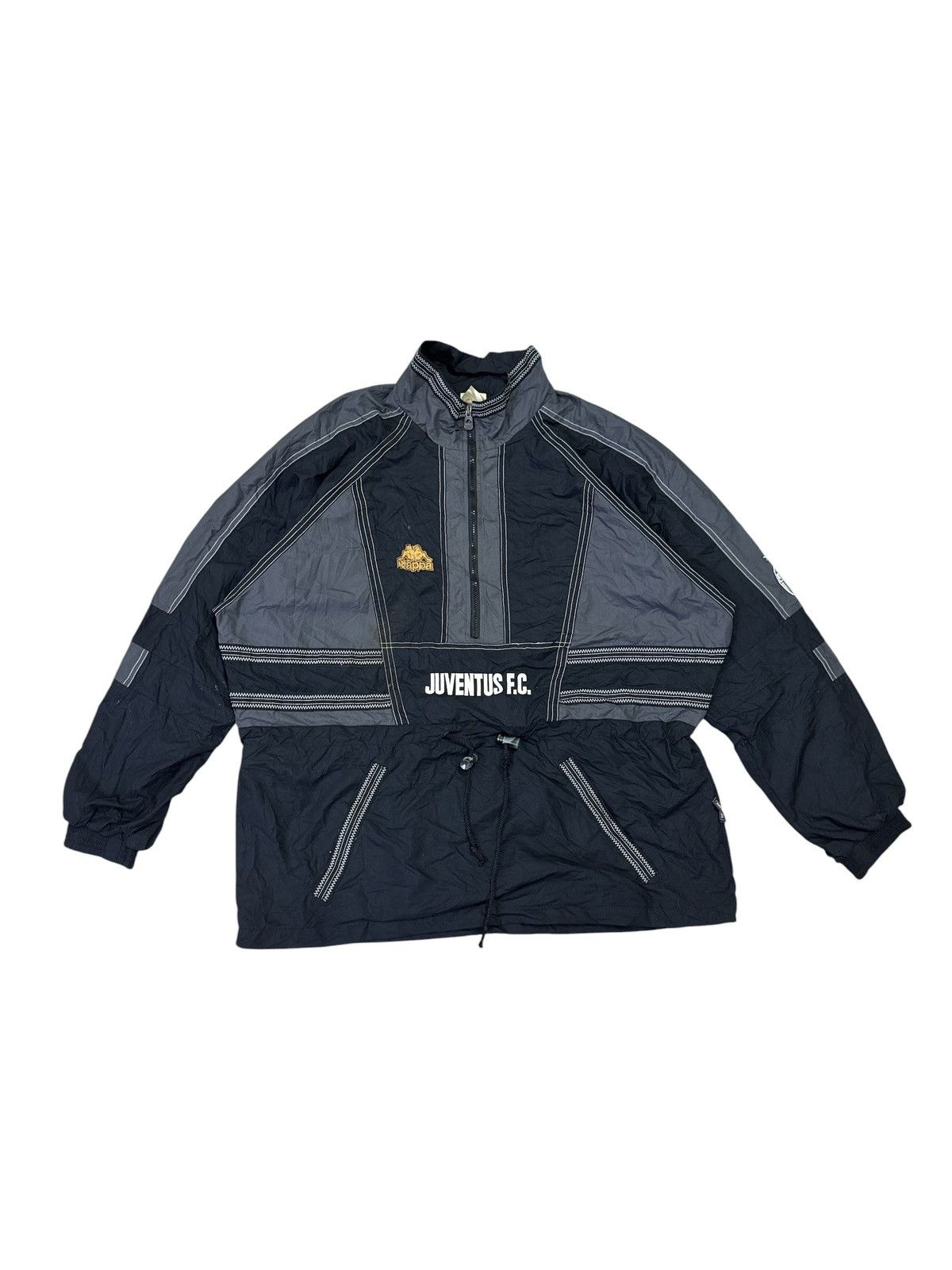 Kappa 1995 KAPPA JUVENTUS FOOTBALL WINDBREAKER JACKET Size US L / EU 52-54 / 3 - 1 Thumbnail