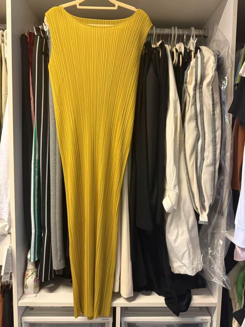 Other Issey Miyake size:2 Yellow dress Size M / US 6-8 / IT 42-44 - 1 Thumbnail