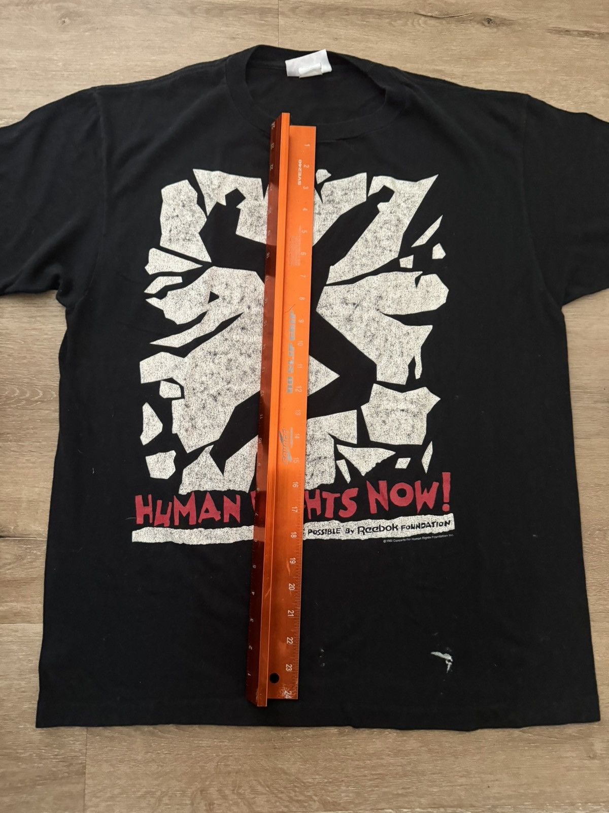 Reebok Human Rights Now! Reebok 1988 World Tour Concert Tee Large Size US L / EU 52-54 / 3 - 25 Thumbnail