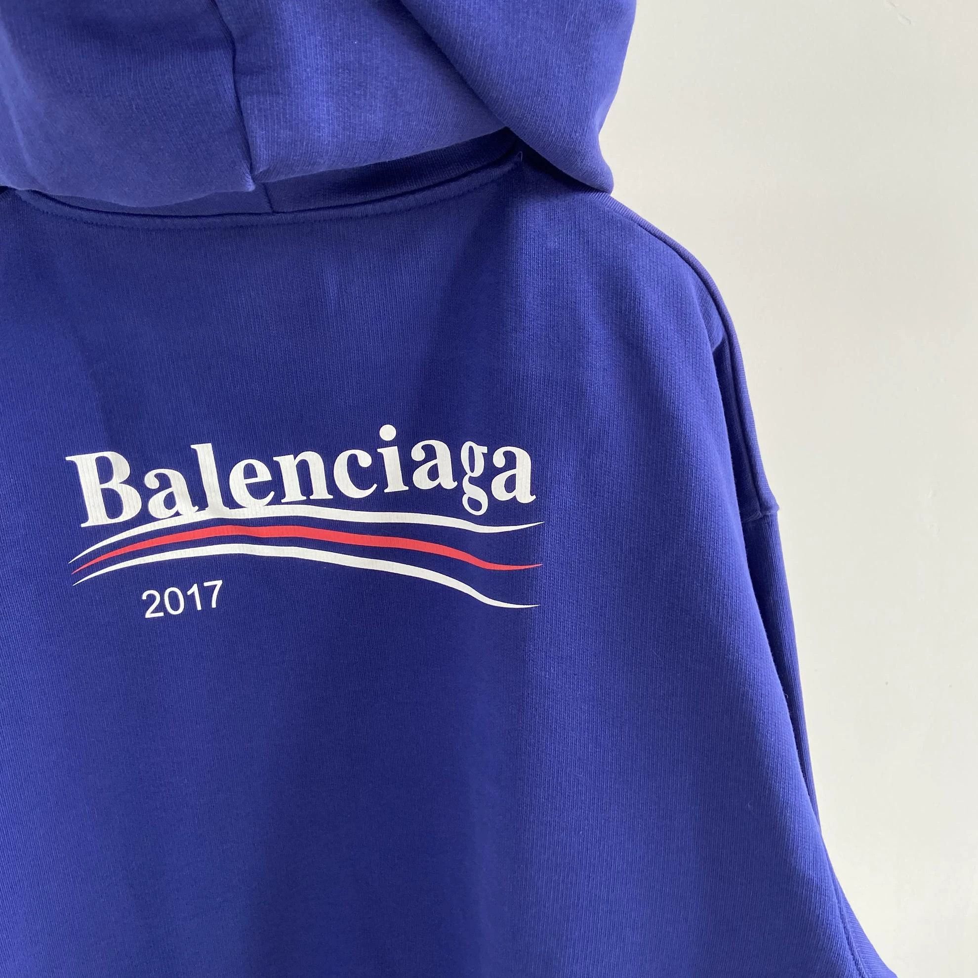 Balenciaga Balenciaga Logo Hoodie L Size US L / EU 52-54 / 3 - 6 Thumbnail