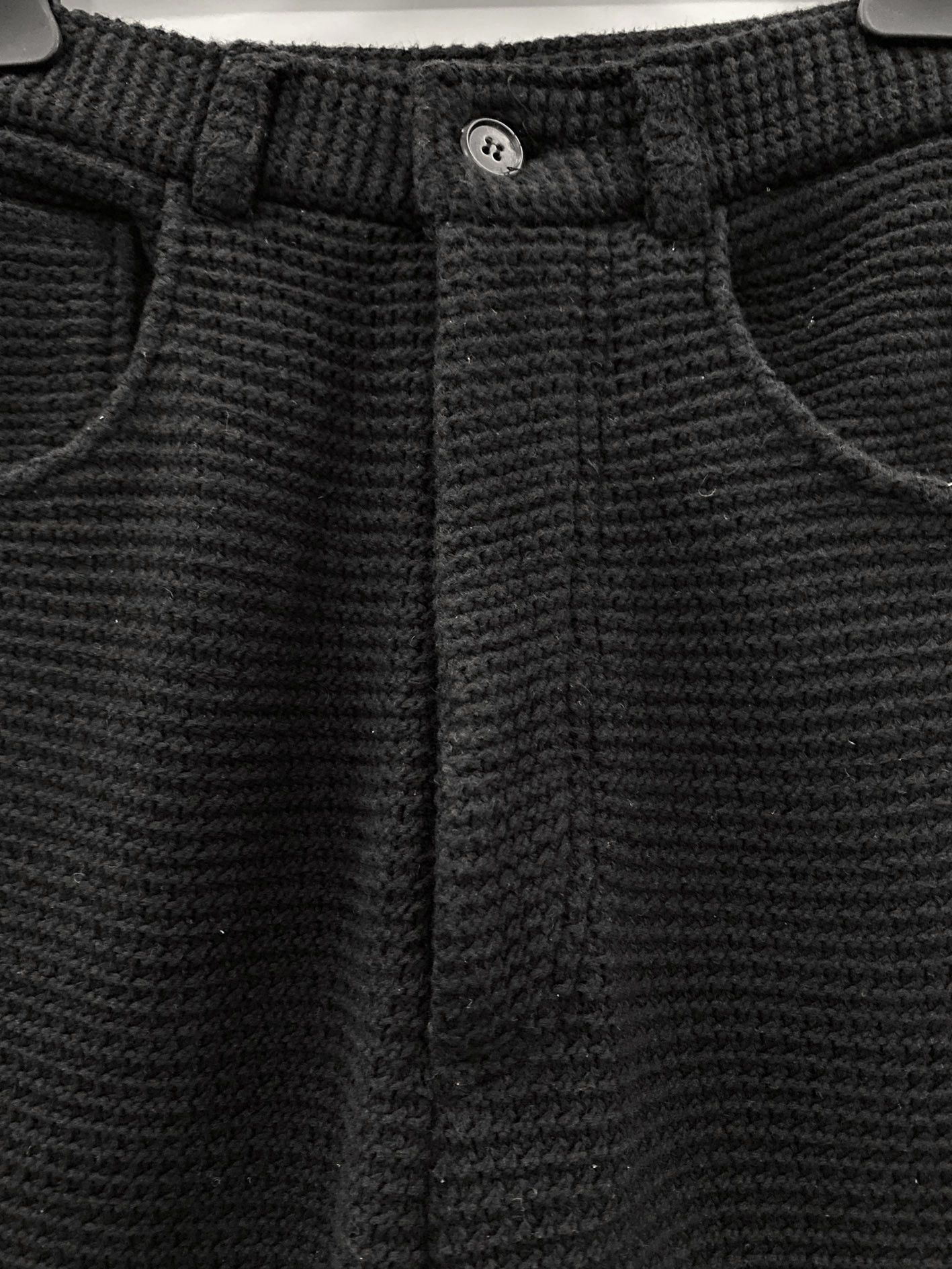 YOKO SAKAMOTO Yoko Sakamoto black knit pants Size 28" / US 6 / IT 42 - 2 Thumbnail