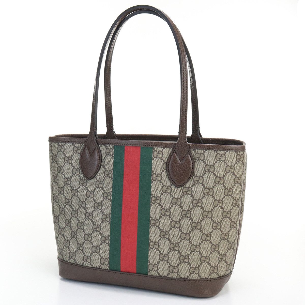 image of Gucci Small Tote Bag Ophidia GG Supreme in Brown, Women's