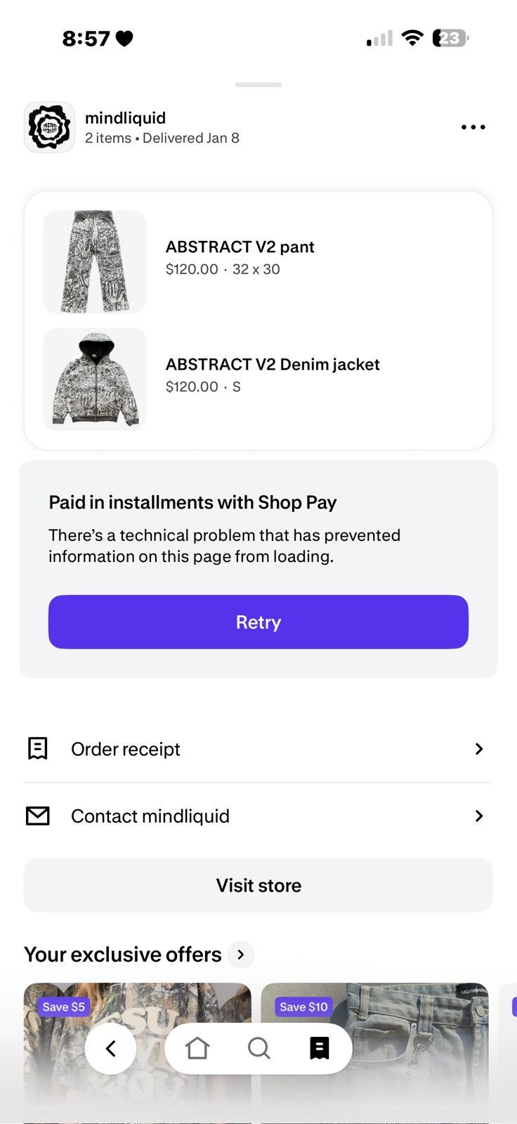 Other Abstract V2 Denim Zip up & Denim Pants Size US S / EU 44-46 / 1 - 7 Thumbnail