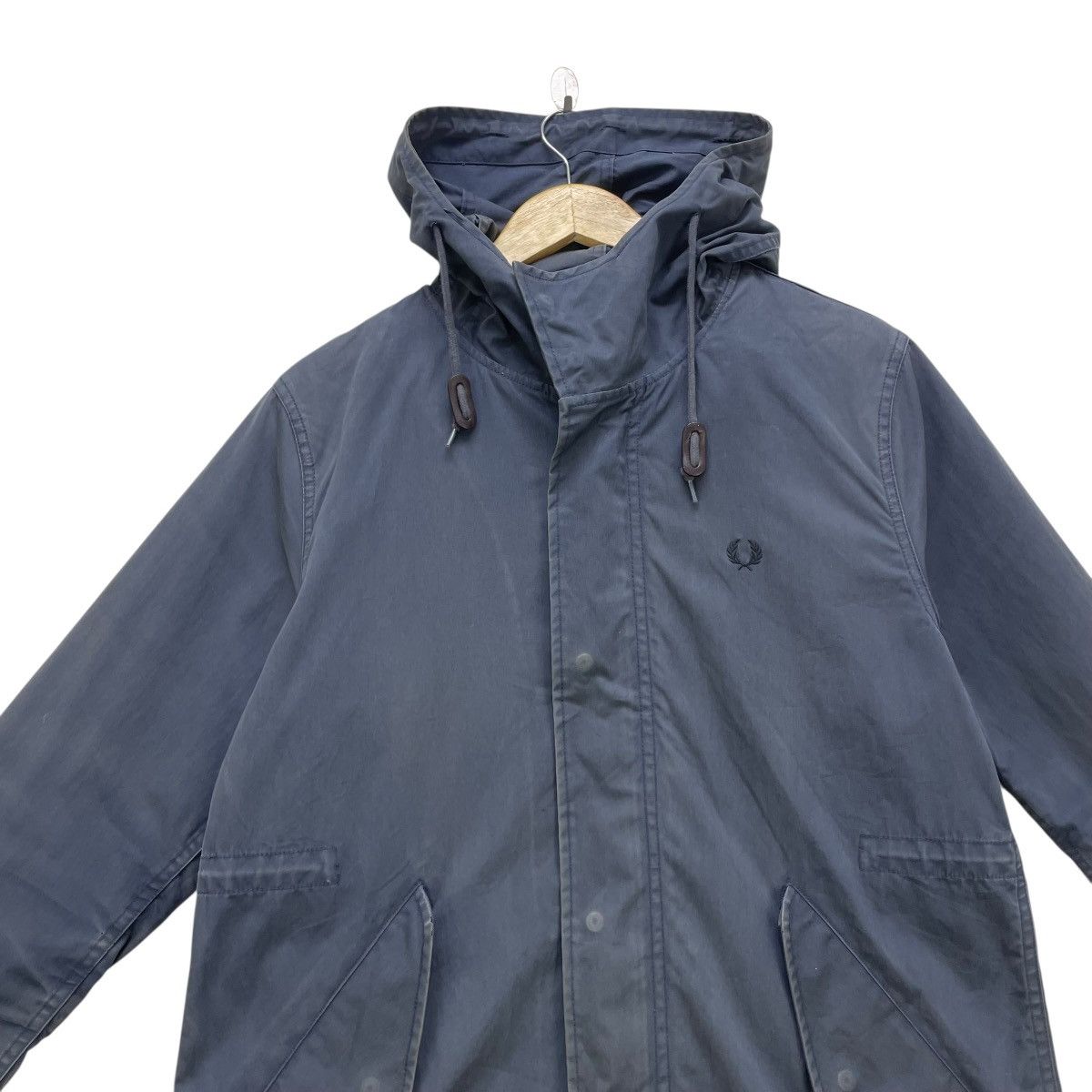 Fred Perry 💥Vintage Faded Fred Perry Parka Fishtail Jacket Size US S / EU 44-46 / 1 - 3 Thumbnail