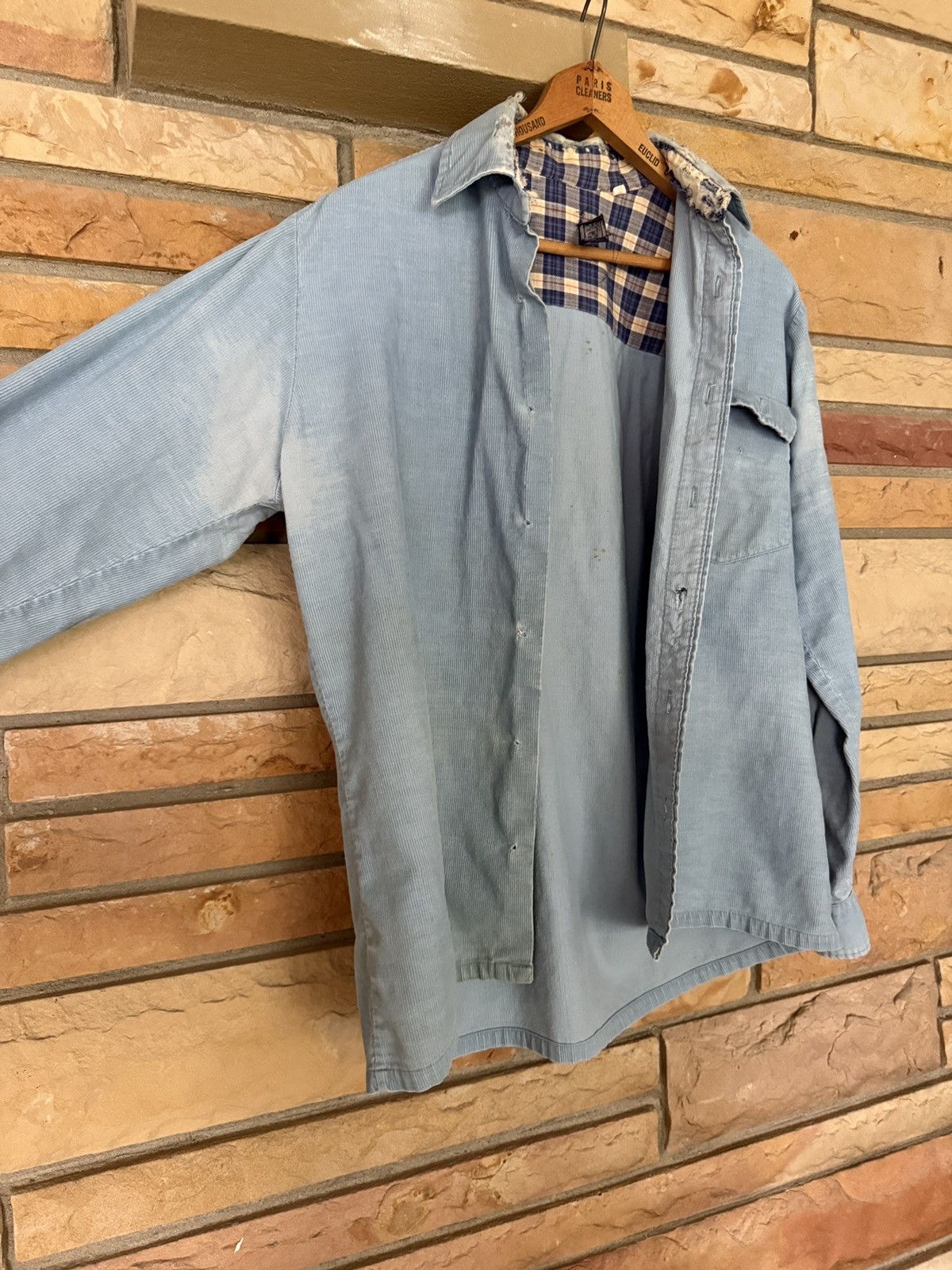 Vintage Vintage 80s Crowley's Corduroy Button Up Shirt Size US M / EU 48-50 / 2 - 5 Thumbnail
