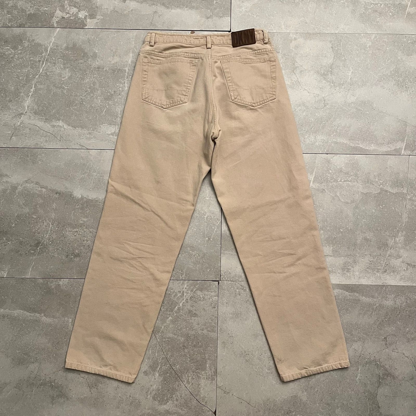 DKNY DKNY Vintage Denim Jeans – Beige – Size 32 – Made in USA Size US 32 / EU 48 - 8 Thumbnail