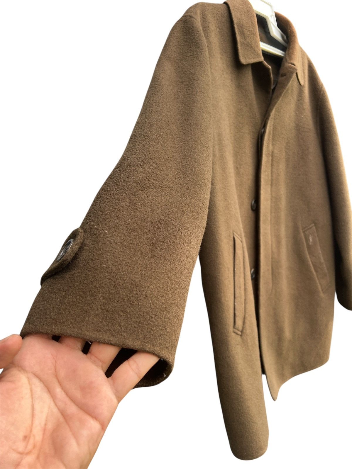 Yves Saint Laurent Ysl Wool Coat Size US L / EU 52-54 / 3 - 2 Thumbnail