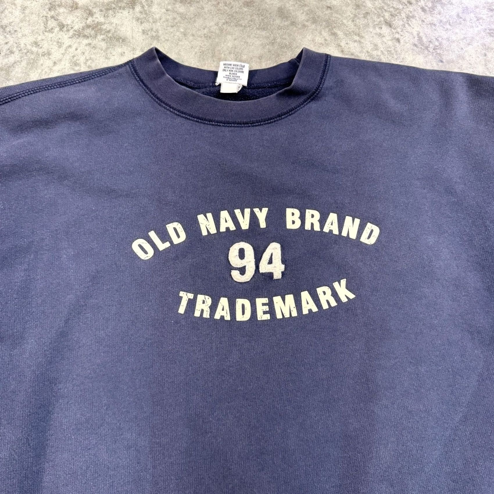 Old Navy Old Navy Sweatshirt Mens 2XL Crewneck Pullover Trademark 94 Casual Blue Graphic Print Cotton Polyester Size US XXL / EU 58 / 5 - 3 Thumbnail