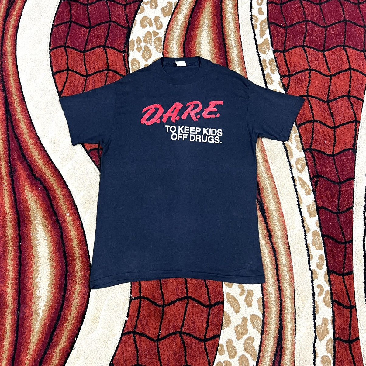 D.A.R.E Vintage 90s D.A.R.E Rare T Shirt Size US L / EU 52-54 / 3 - 2 Thumbnail