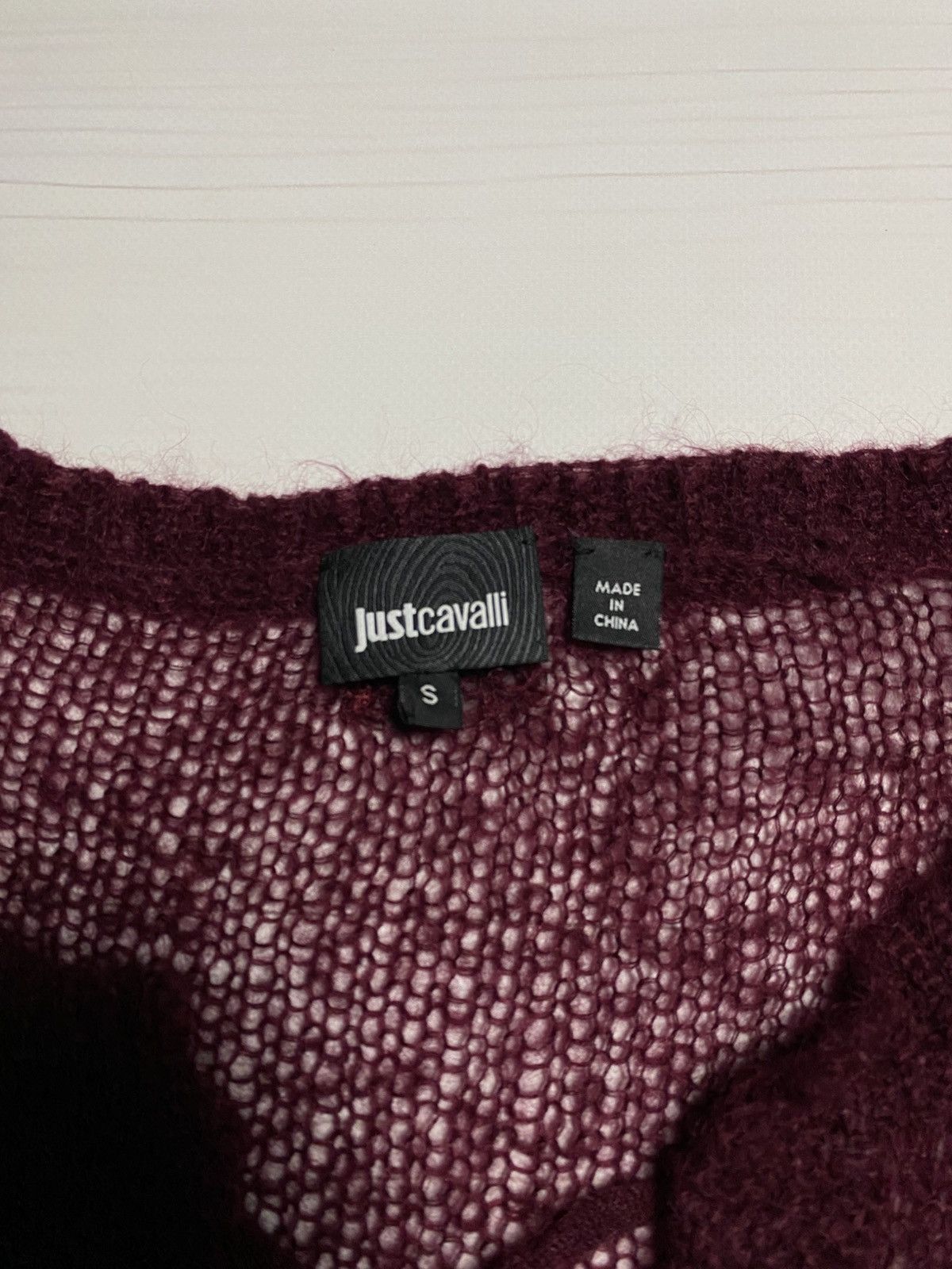 Just Cavalli Just Cavalli mohair blend lace-up knit sweater Size S / US 4 / IT 40 - 3 Thumbnail